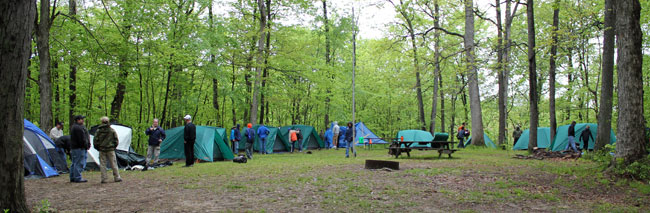 Mosquito Range campsite