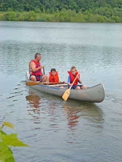 photo of canoe
